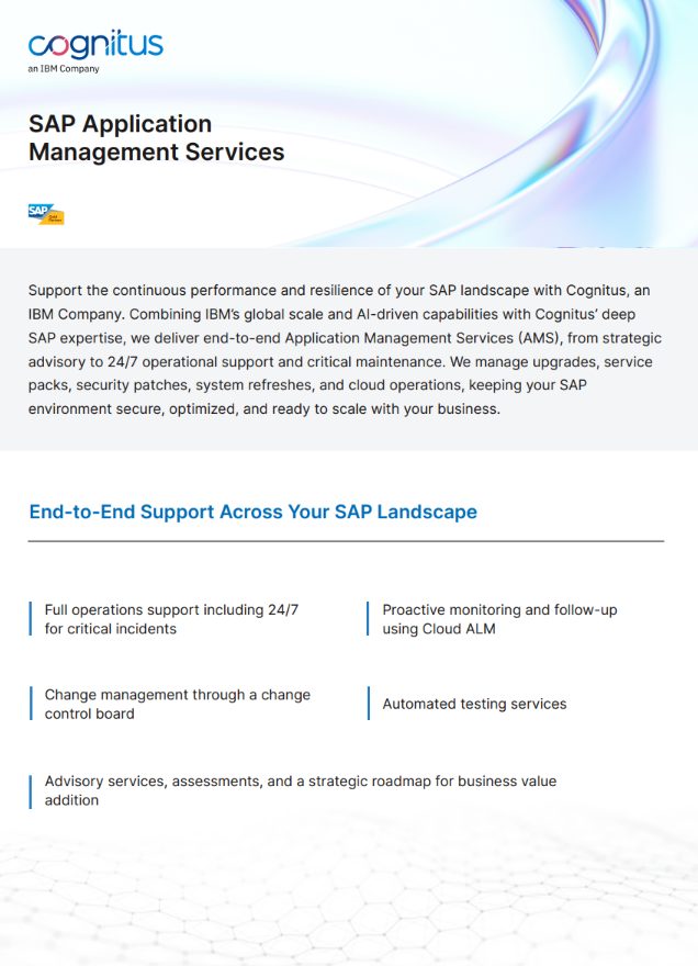Application Management Services