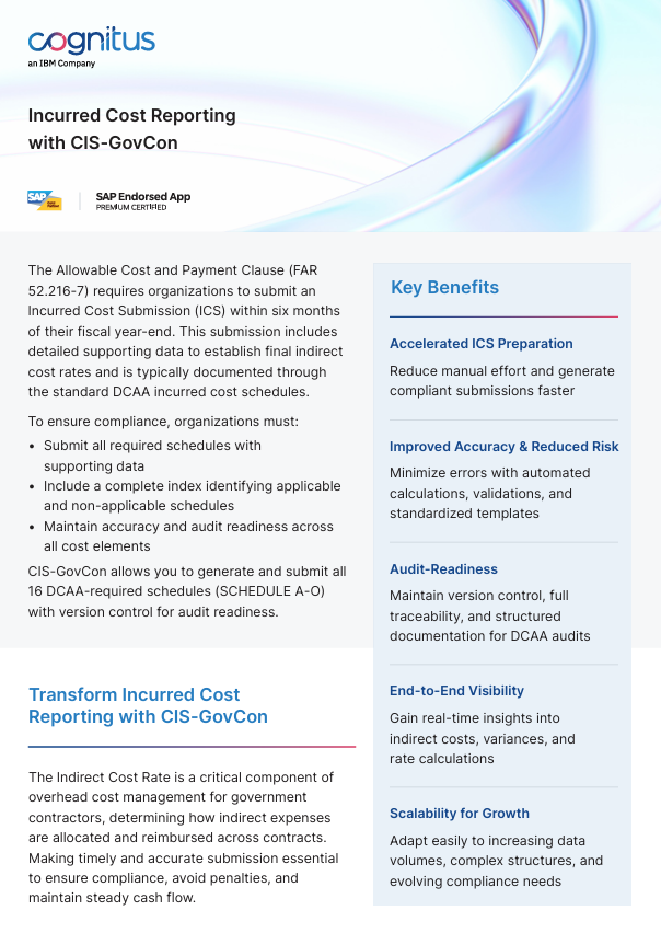 Incurred-Cost-Reporting
