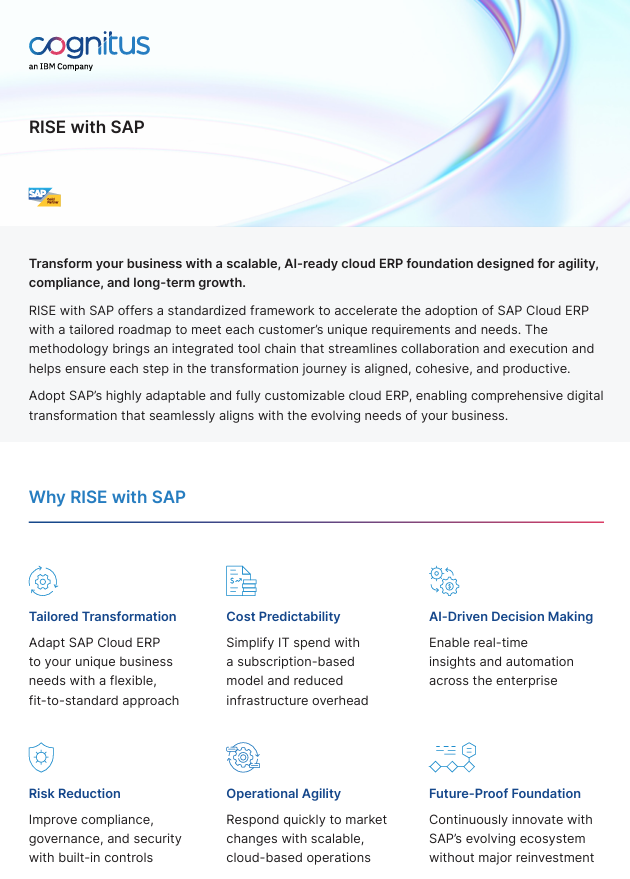 RISE with SAP