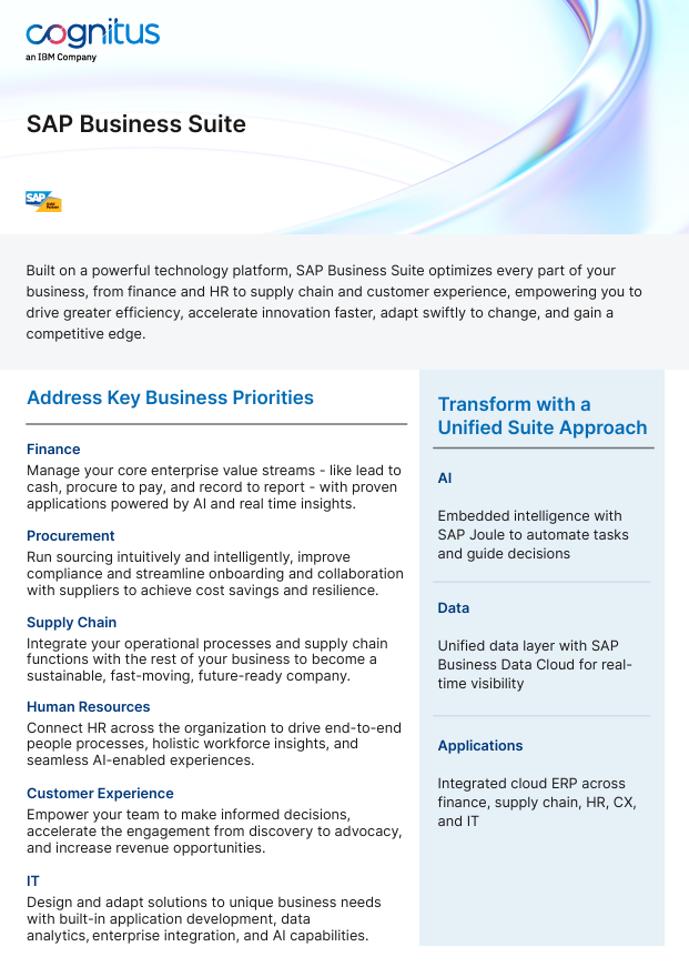 SAP Business Suite
